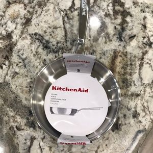 Stainless steel deep fry pan